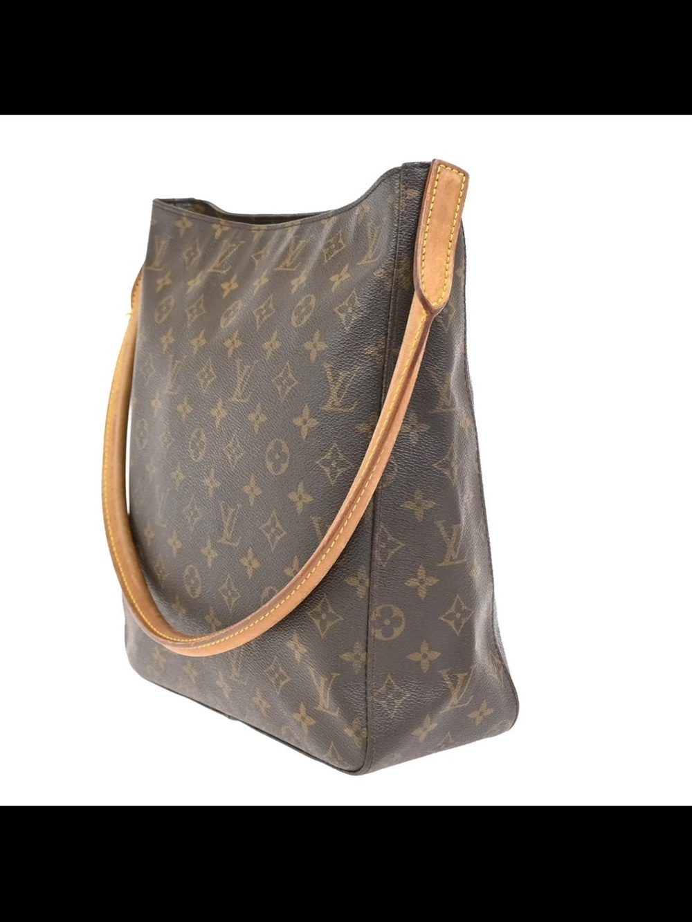 Louis Vuitton Brown Monogram Canvas Shoulder Bag